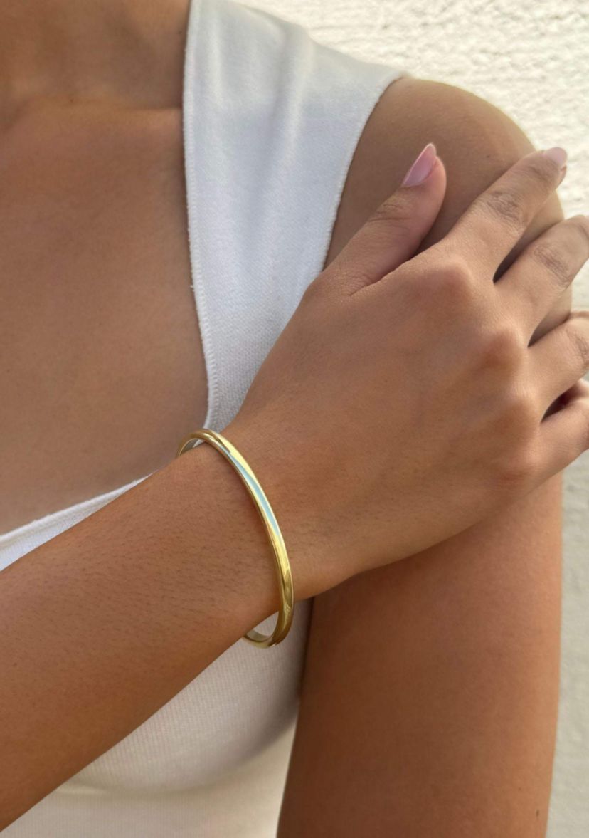 14k Gold Plated Set of Two Cuffs