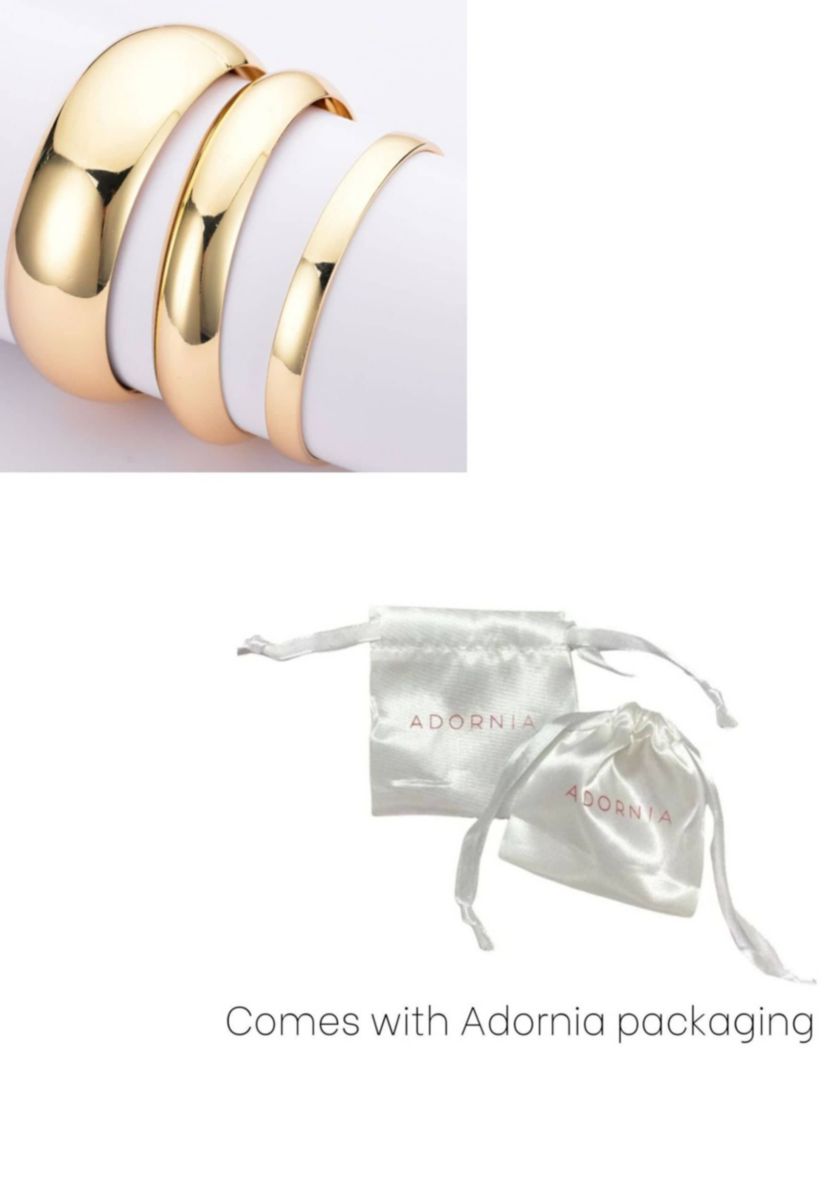 Gold Plated 3-Bangle Set