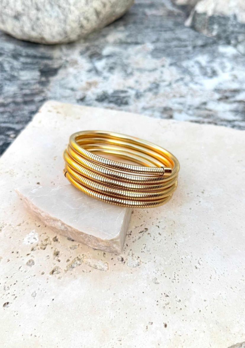 Flexible Coil Stack Bracelet