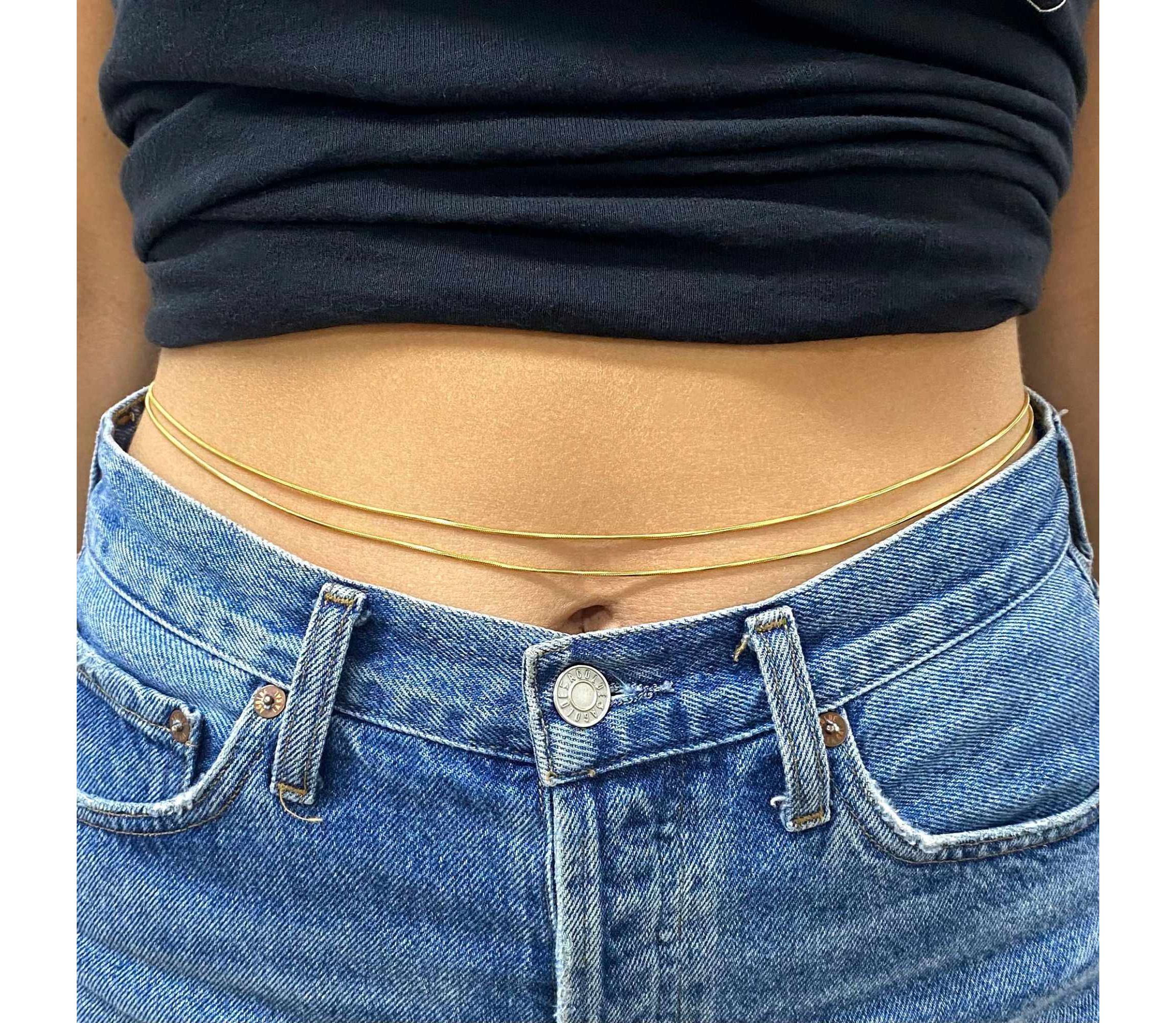 14k Gold Plated Waist Chain
