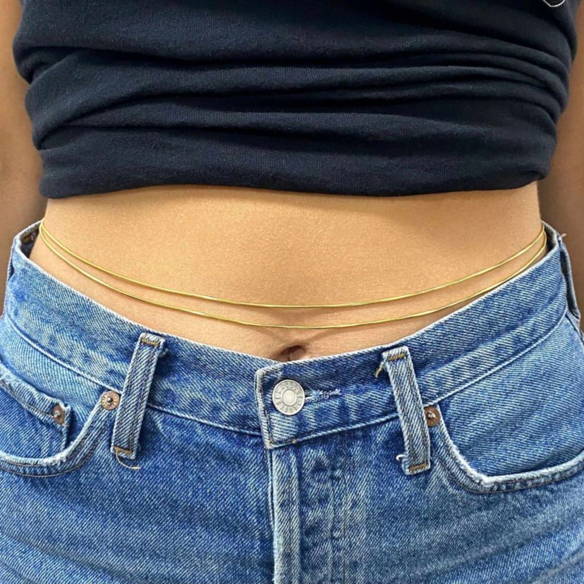 14k Gold Plated Waist Chain