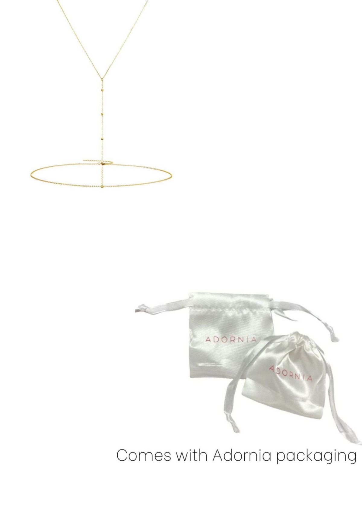 14k Gold Plated Adjustable Body Chain