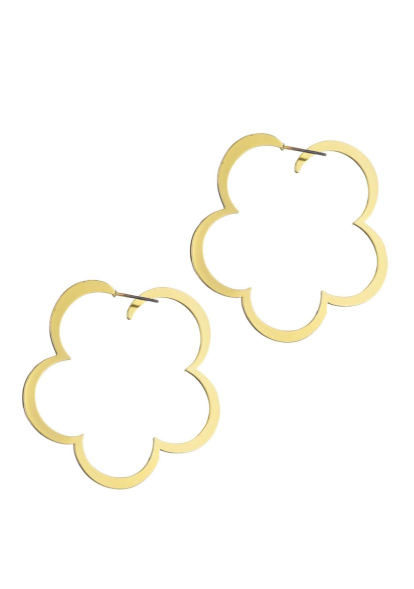 Clover Hoop Earrings