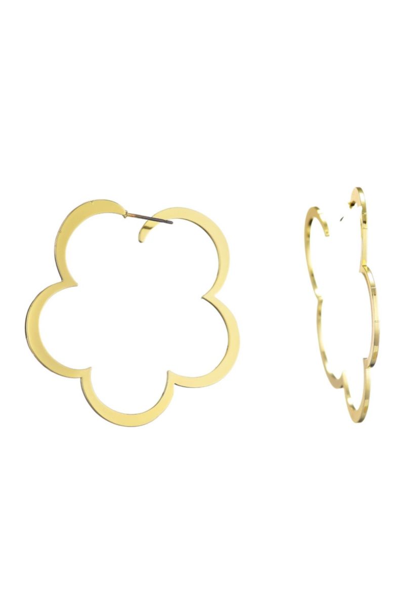Clover Hoop Earrings