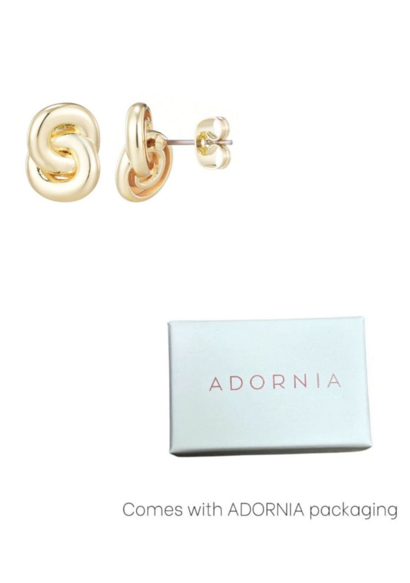 14k Gold Plated Knot Studs