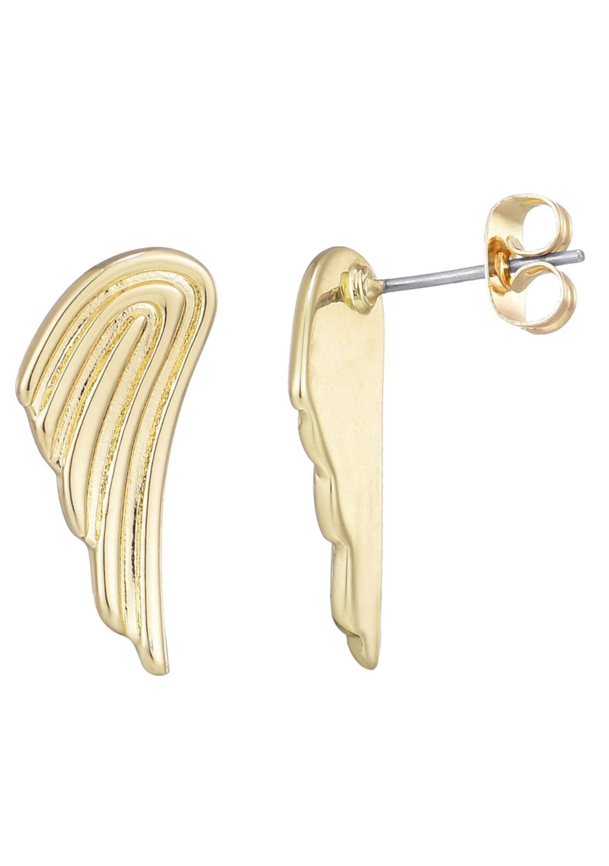 14k Gold Plated Winged Earrings