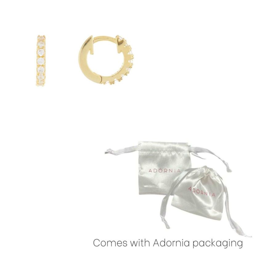 14k Gold Plated Mini Huggie Hoop Earrings