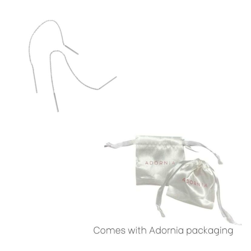 Tarnish Resistant 14k Gold Plated Threader Earrings