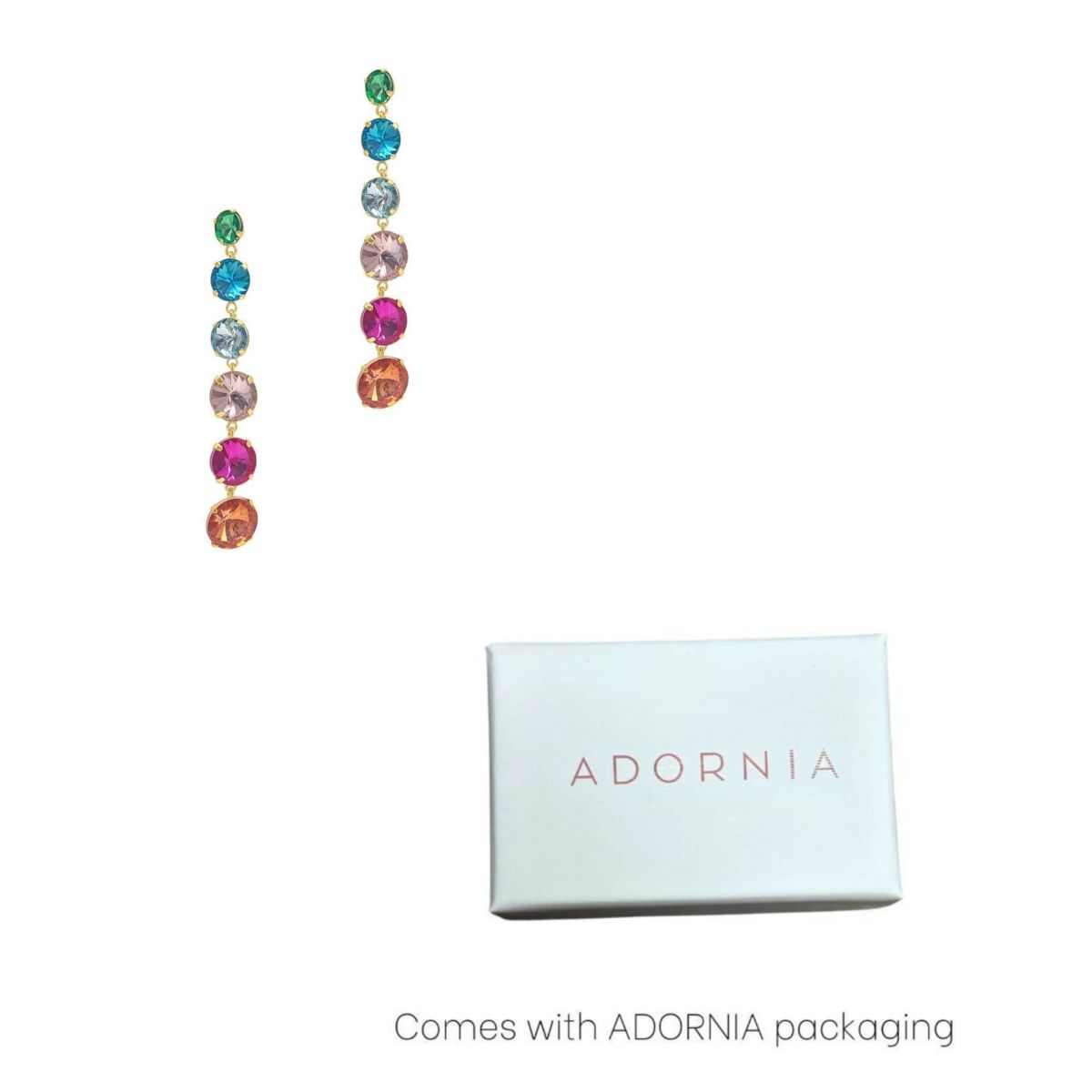 Multicolor Drop Earrings