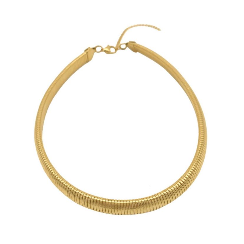 14k Gold Plated Omega Chain