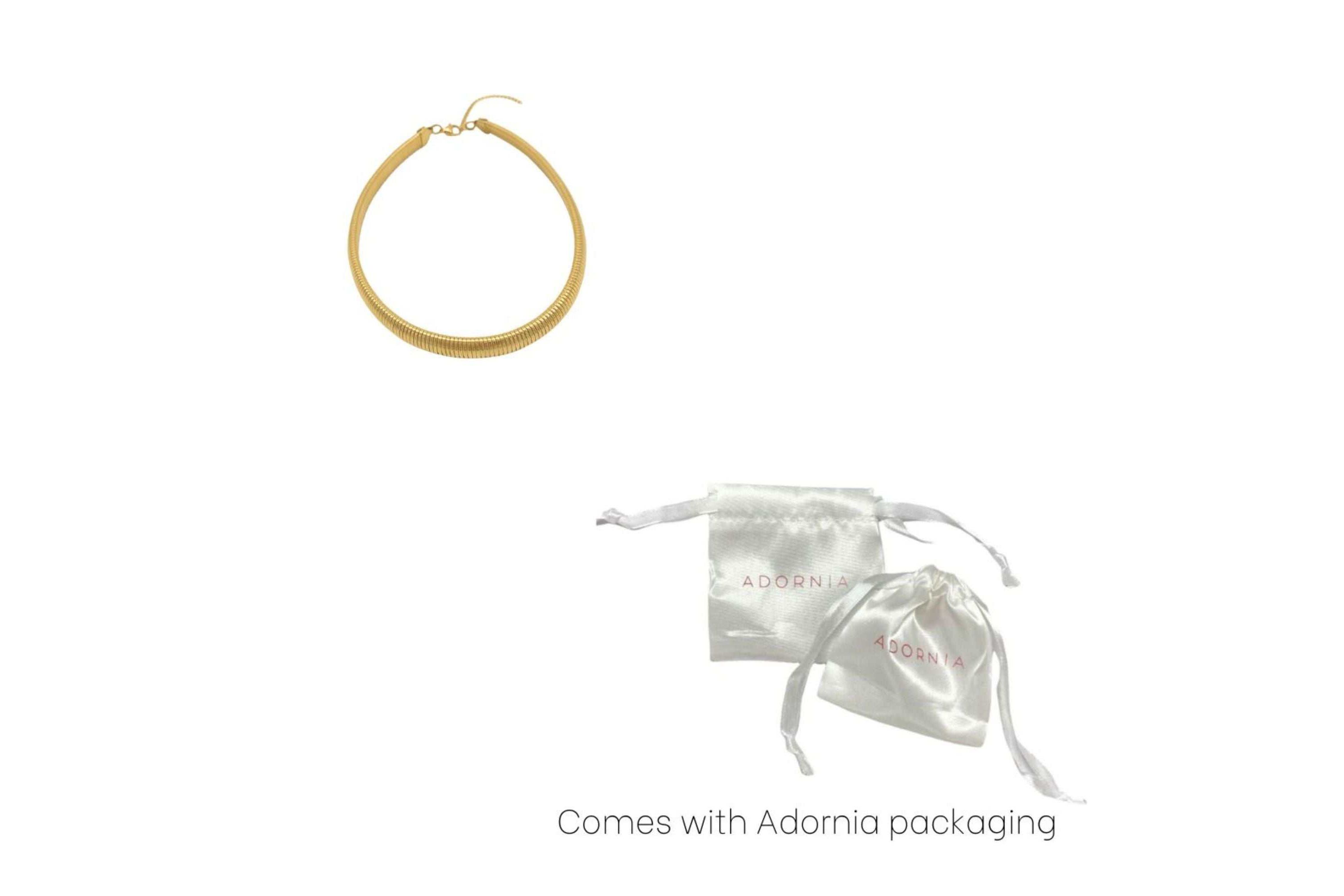 14k Gold Plated Omega Chain