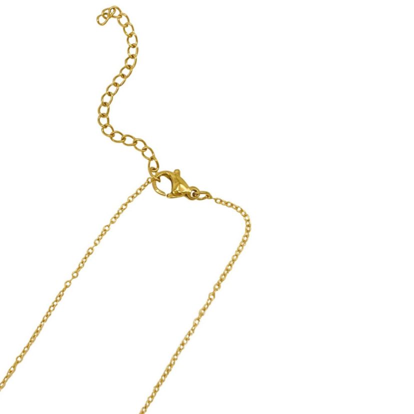 Tarnish Resistant 14k Gold Plated Cursive Mama Necklace