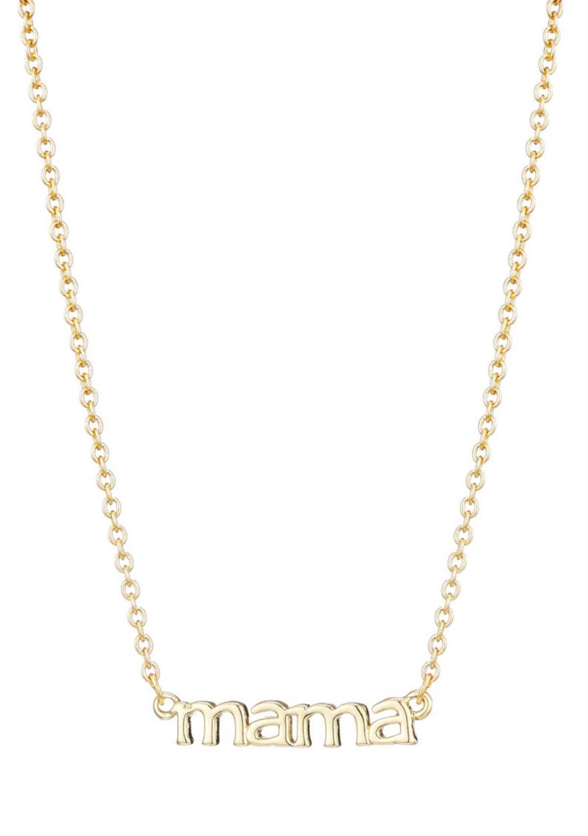 14k Gold Plated Mama Necklace