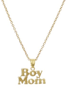 Adornia 14k Gold Plated Boymom Pendant Necklace