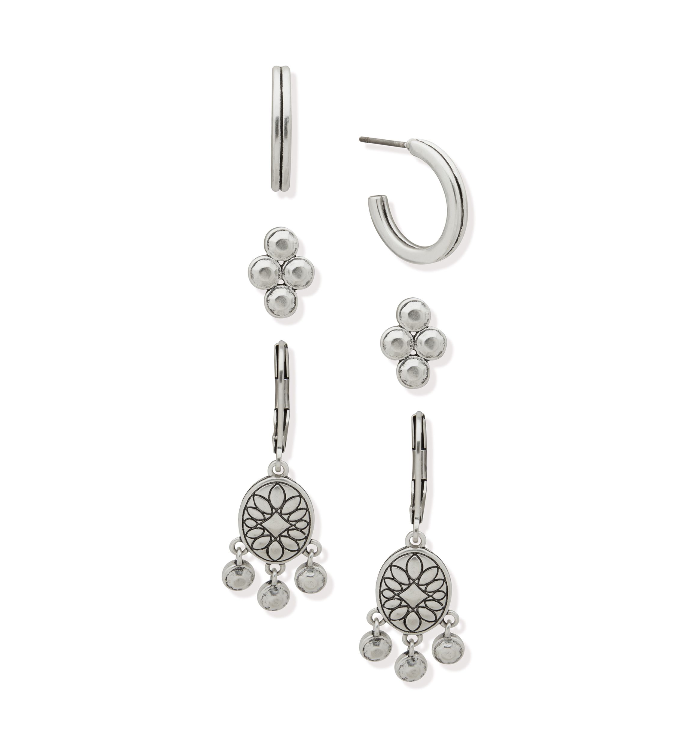 Shaky Drop Trio Earring Set