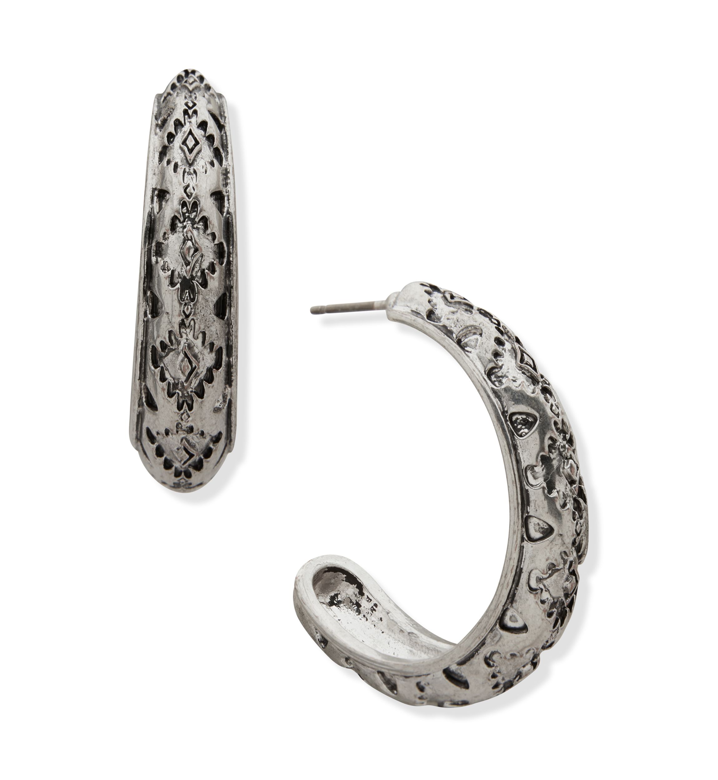 Lainey Wilson Engraved Hoop Earrings | Belk