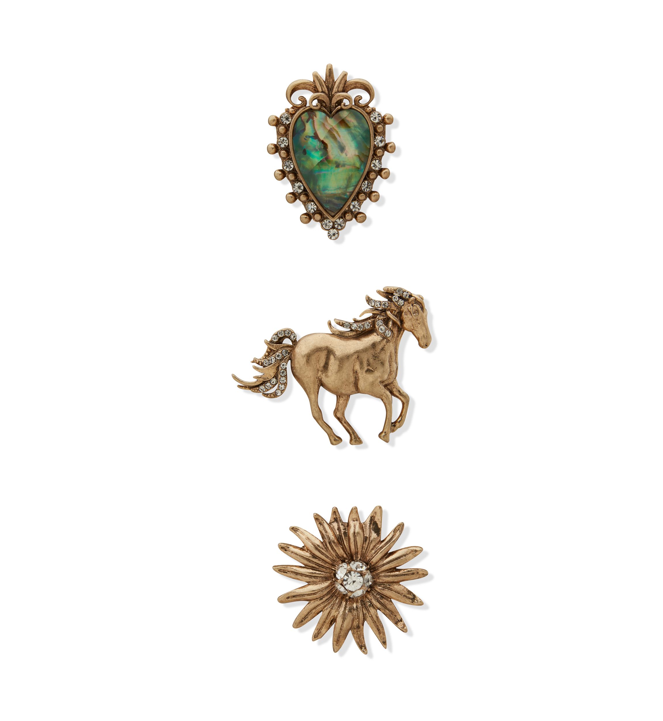 Gold-Tone Multi Pin Set