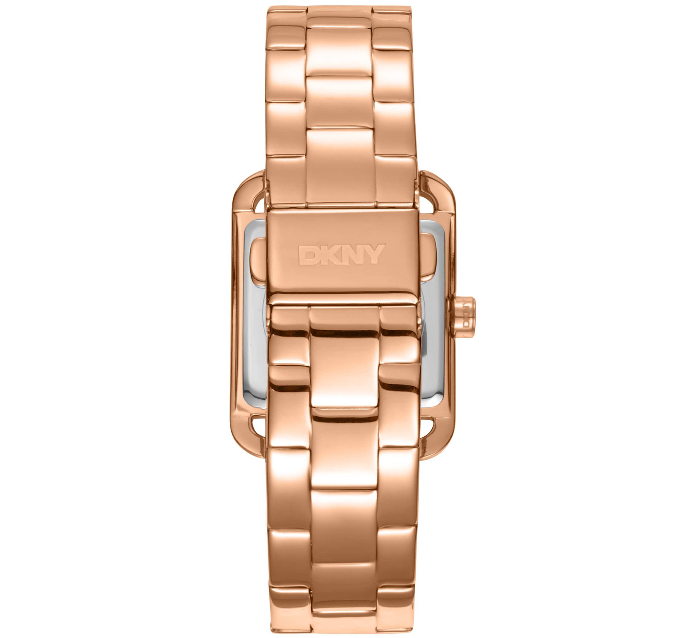 Womens City Midi Rose Gold Dial Rose Gold-Tone Stainless Steel Bracelet Watch