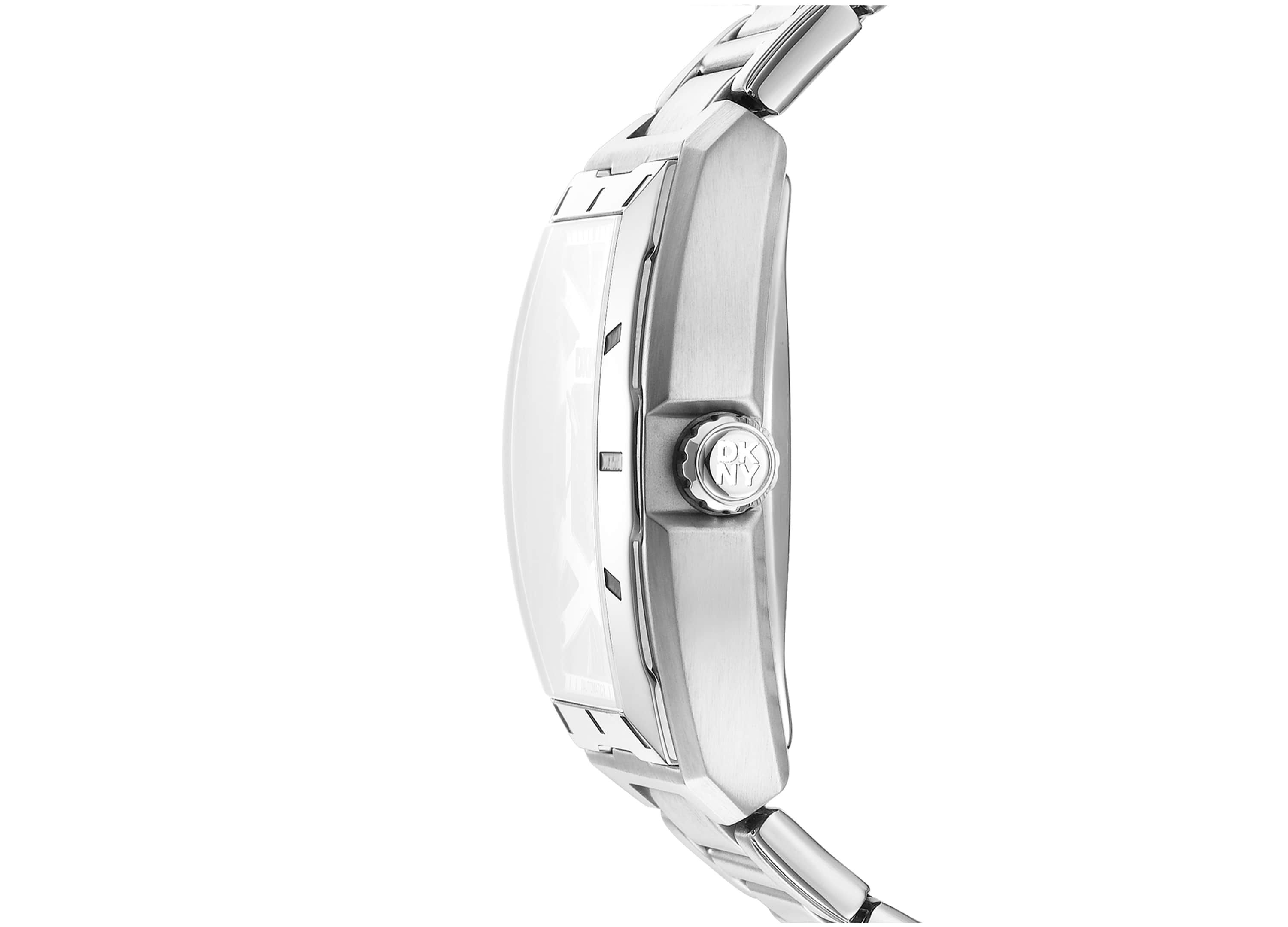 Mens Urban Automatic Silver Dial Stainless Steel Bracelet Watch