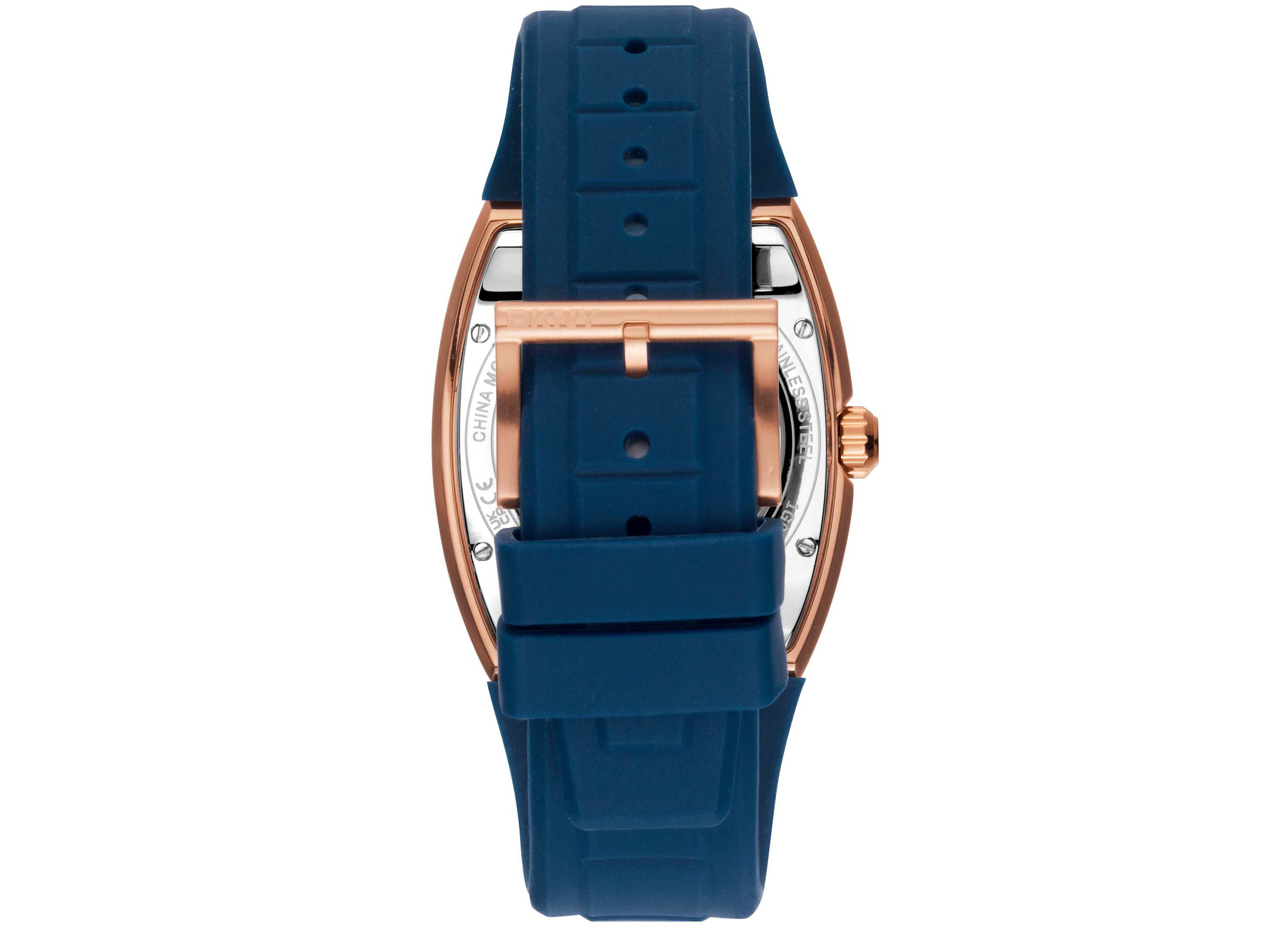 Mens Urban Automatic Dark Blue Dial Dark Blue Silicone Strap Watch