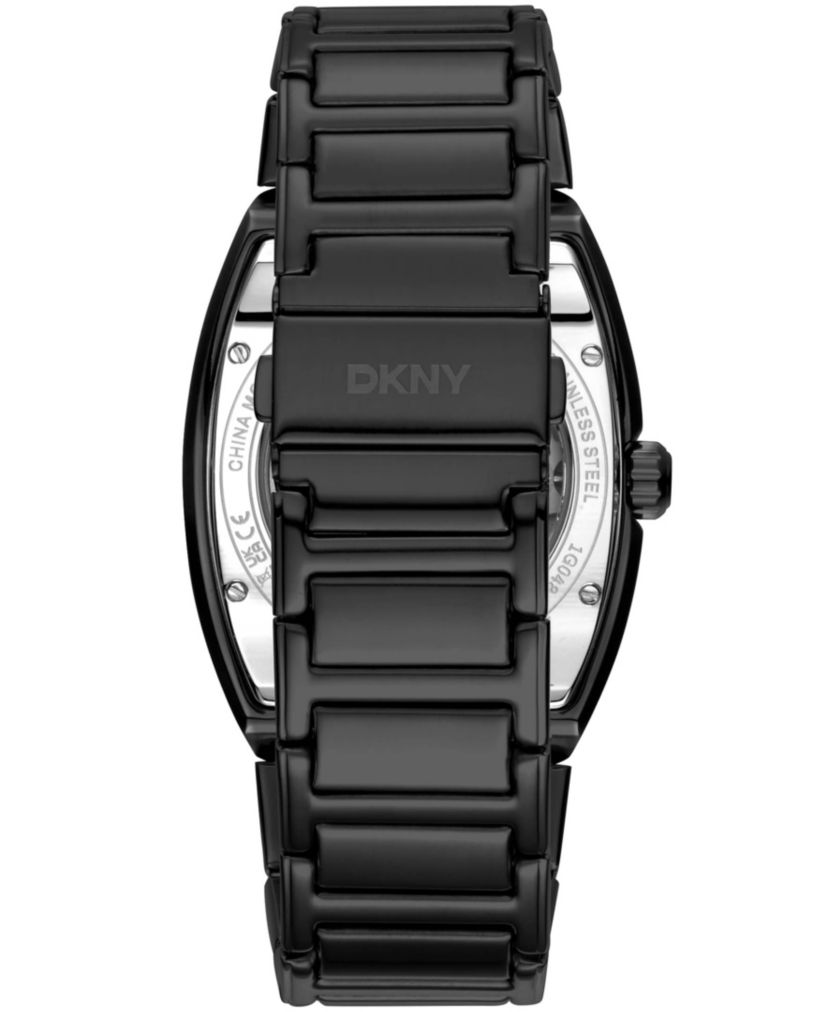 Mens Urban Automatic Turquoise Dial Black Stainless Steel Bracelet Watch