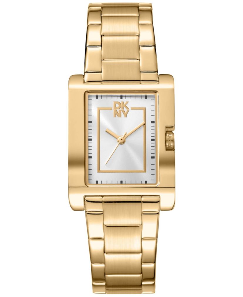 Womens Westside Midi Silver Dial Gold-Tone Stainless Steel Bracelet Watch