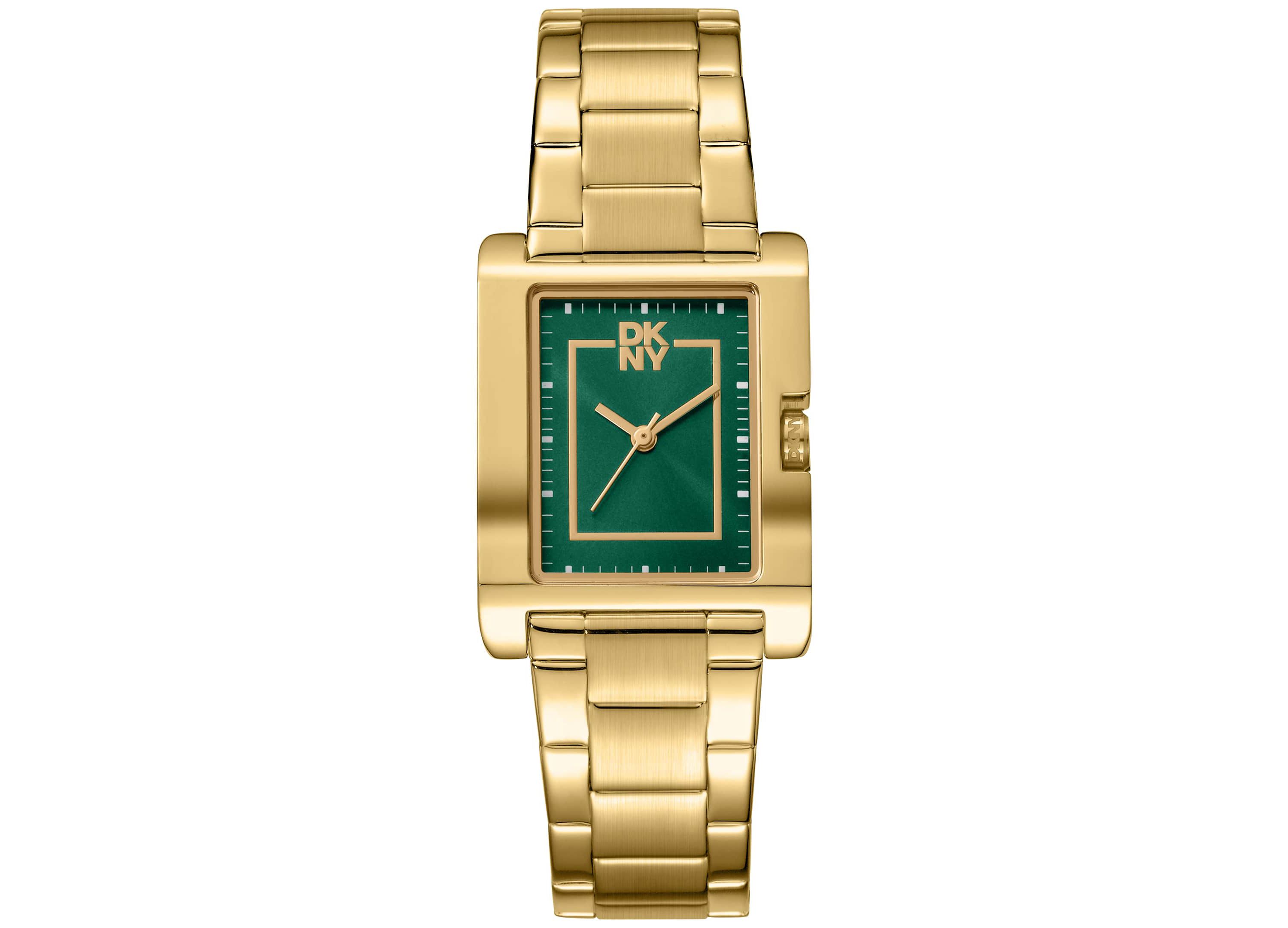 Womens Westside Midi Dark Green Dial Gold-Tone Stainless Steel Bracelet Watch