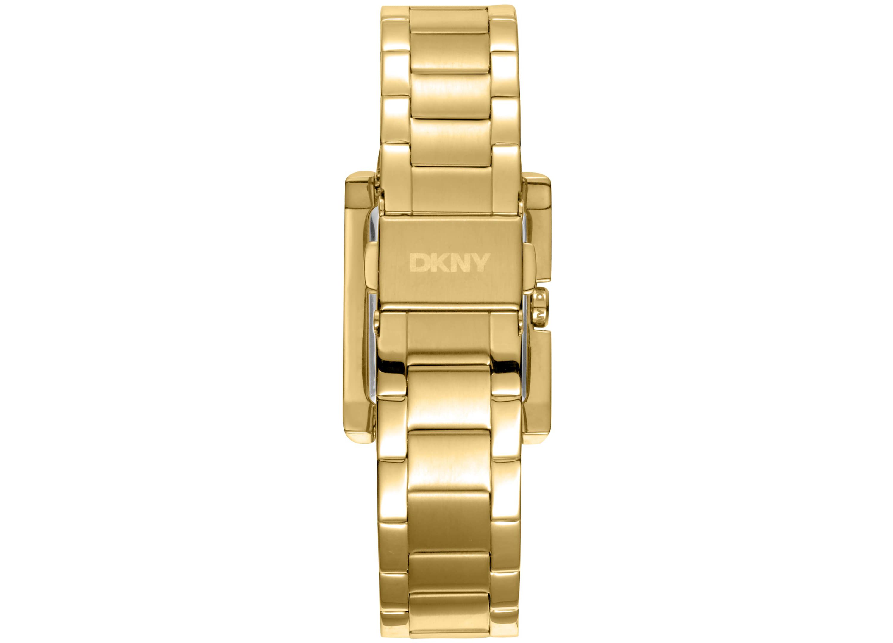 Womens Westside Midi Silver Dial Gold-Tone Stainless Steel Bracelet Watch