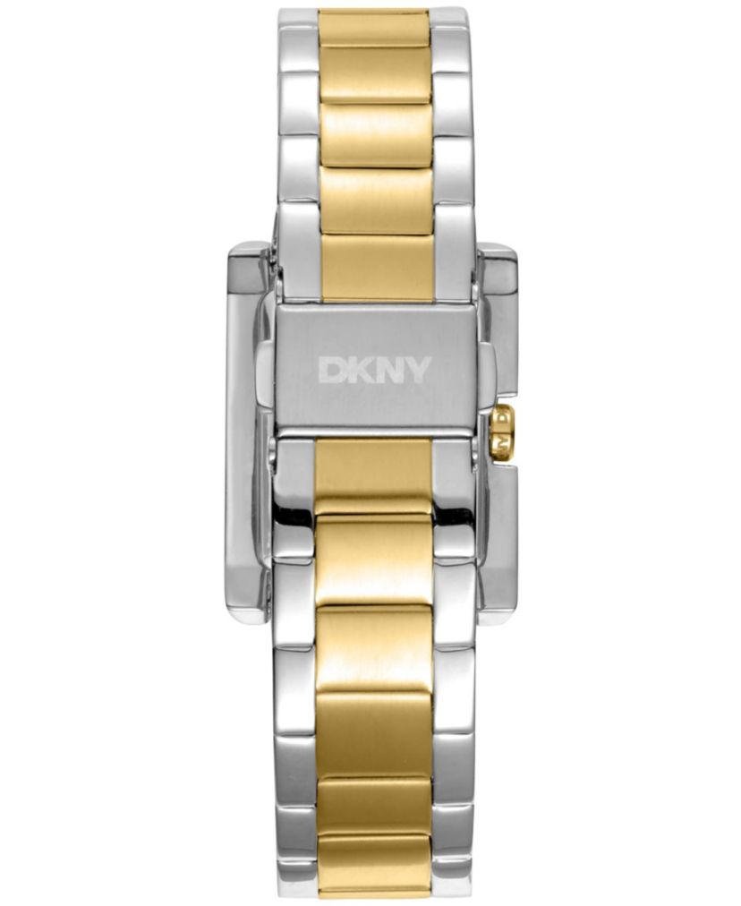 Womens Westside Midi White MOP Dial Gold Two-Tone Stainless Steel Bracelet Watch
