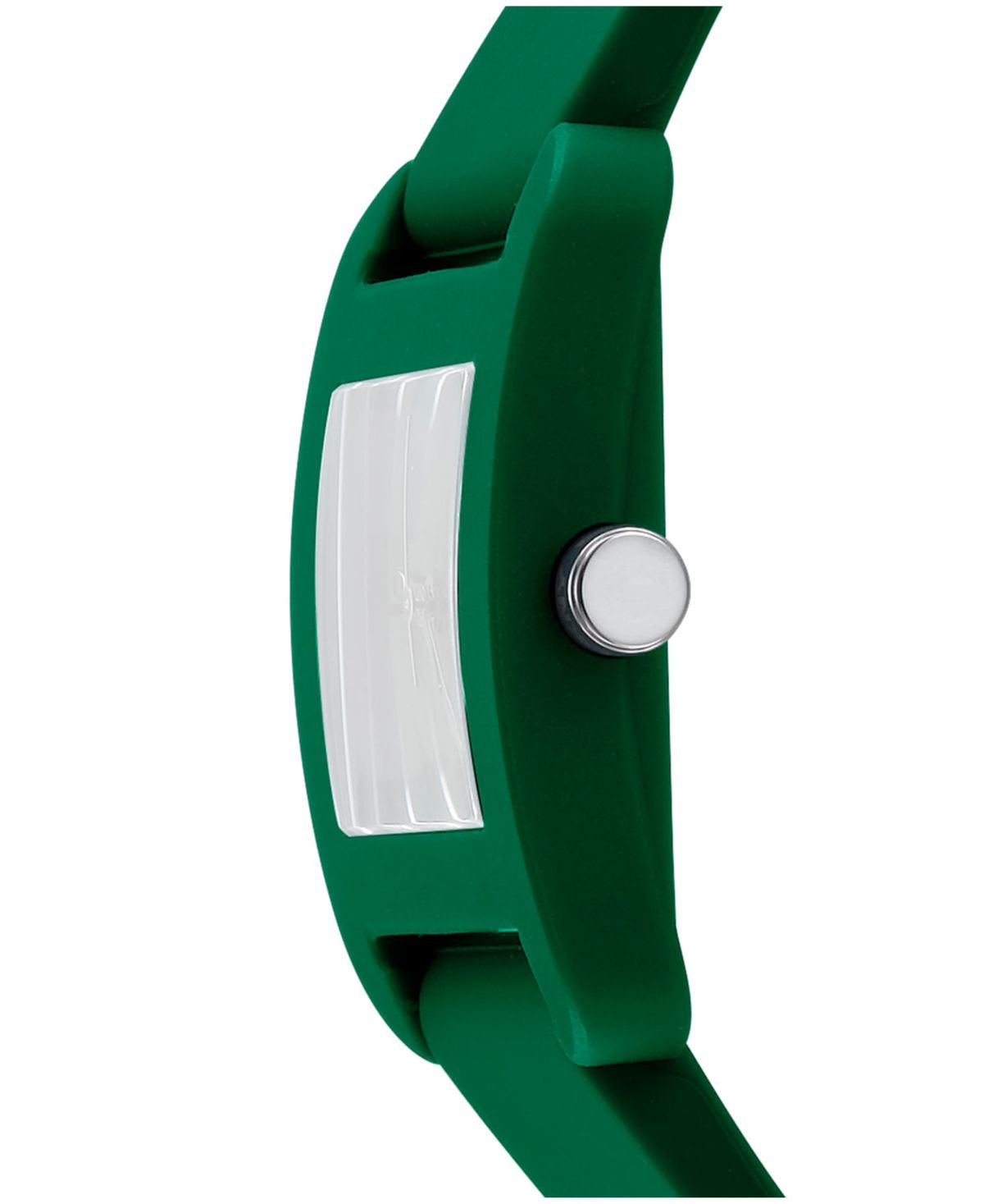 Womens City Sport Dark Green Dial Dark Green Silicone Strap Watch