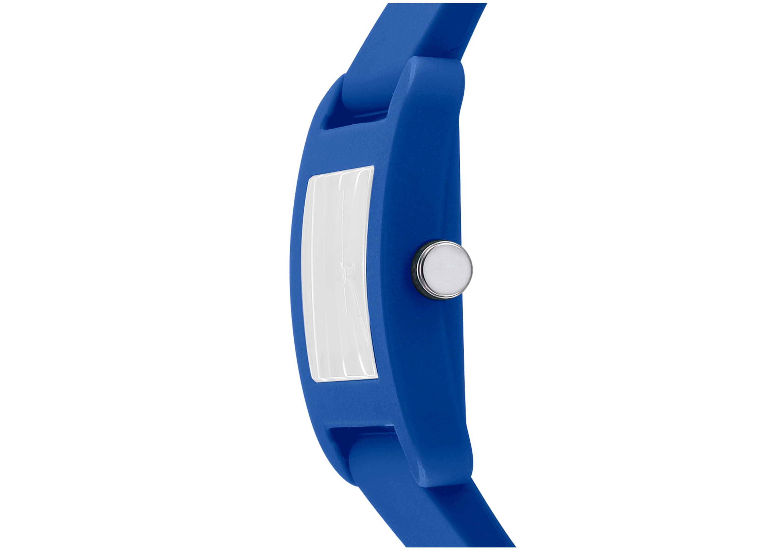 Womens City Sport Dark Blue Dial Dark Blue Silicone Strap Watch