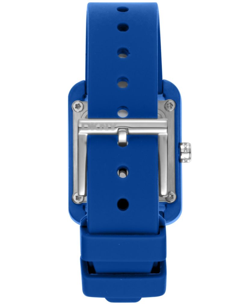 Womens City Sport Dark Blue Dial Dark Blue Silicone Strap Watch