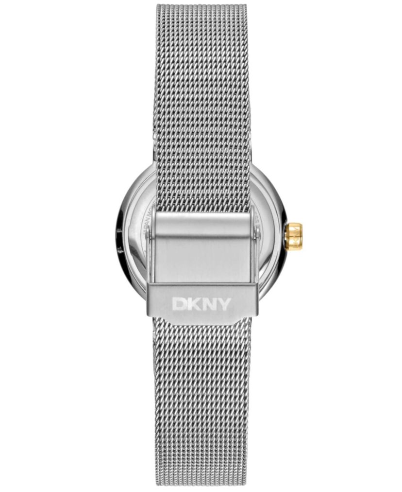 Womens Eastside Mini Silver Dial Gold Tone Case on Stainless Steel Bracelet Watch