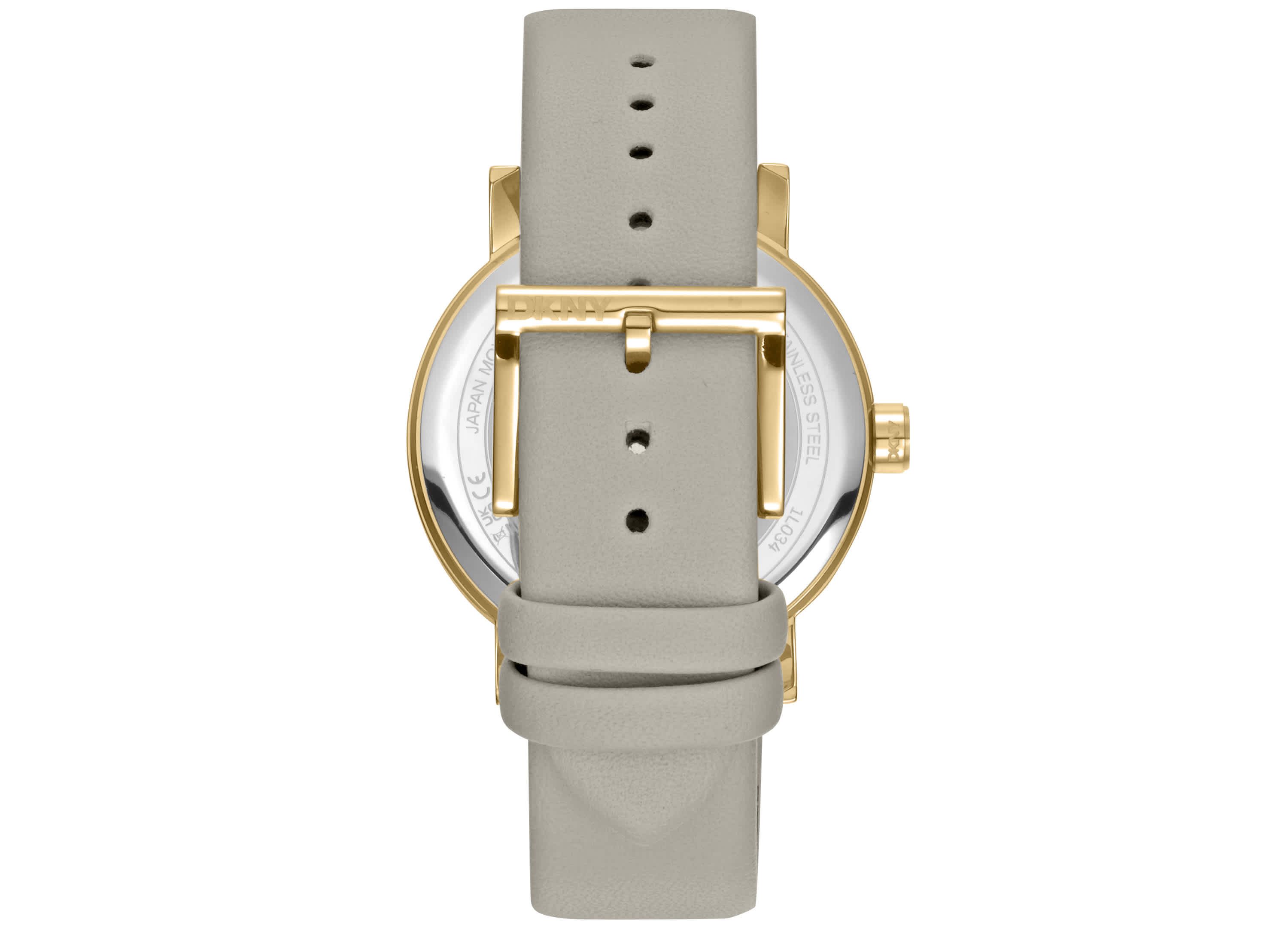Womens Soho Maxi Silver Dial Dark Blue Leather Strap Watch