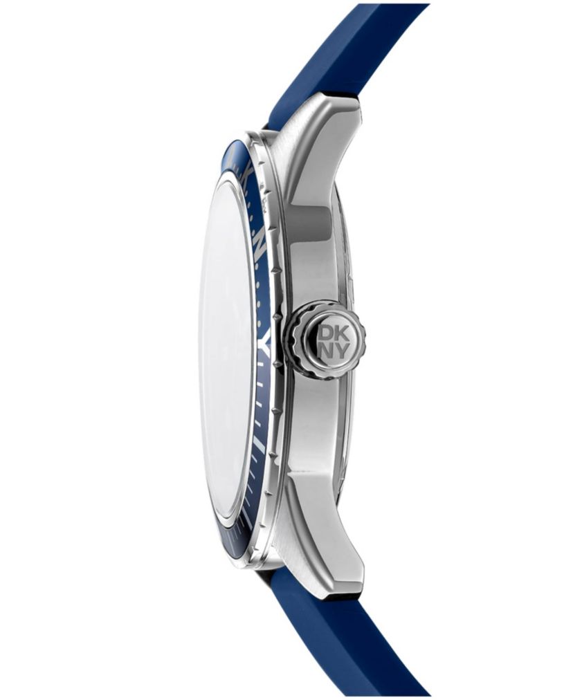 Mens Crosby Sport Dark Blue Dial Stainless Steel Bracelet Watch