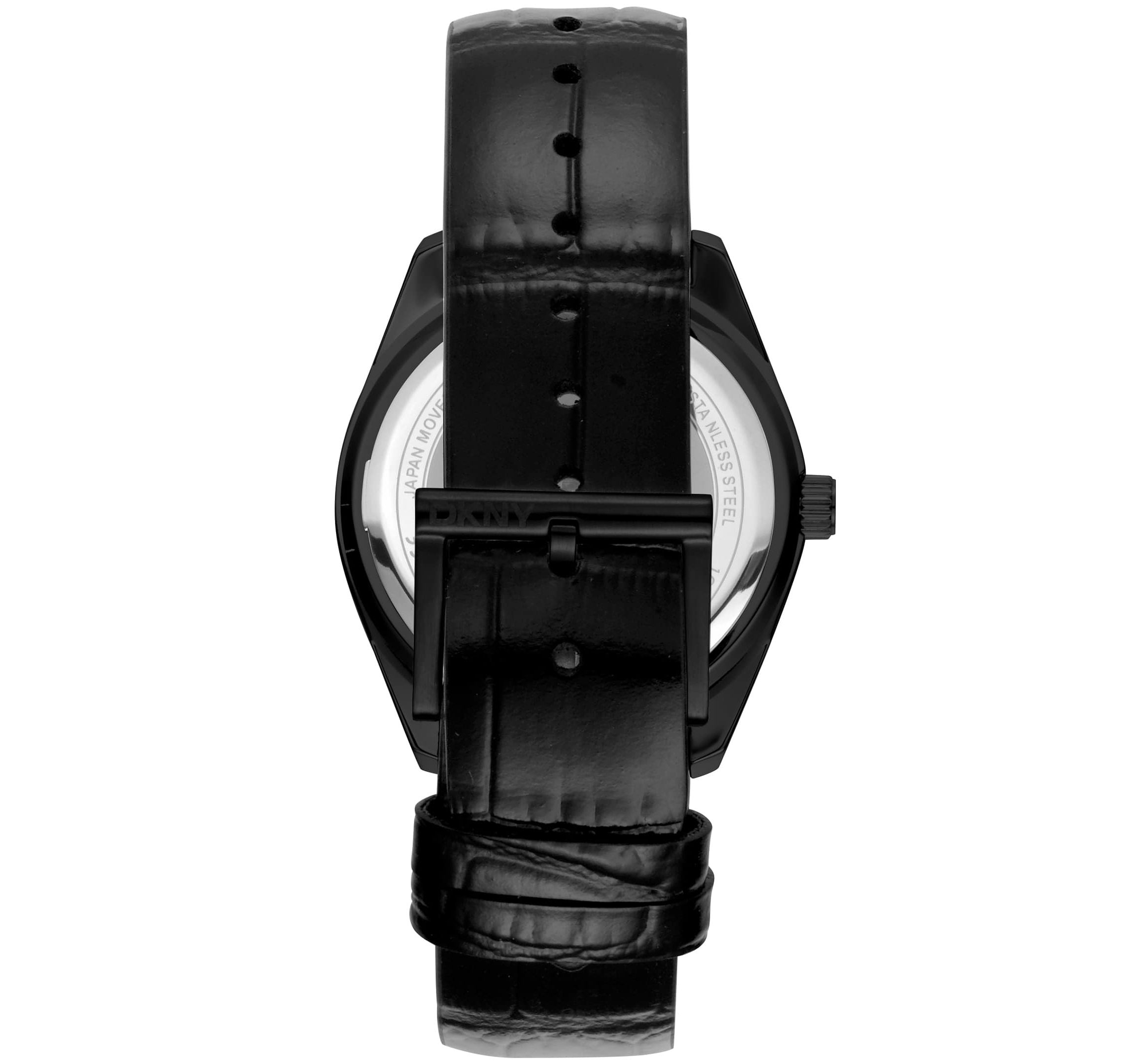 Mens Modernist Classics Dark Green Dial Black Leather Strap Watch