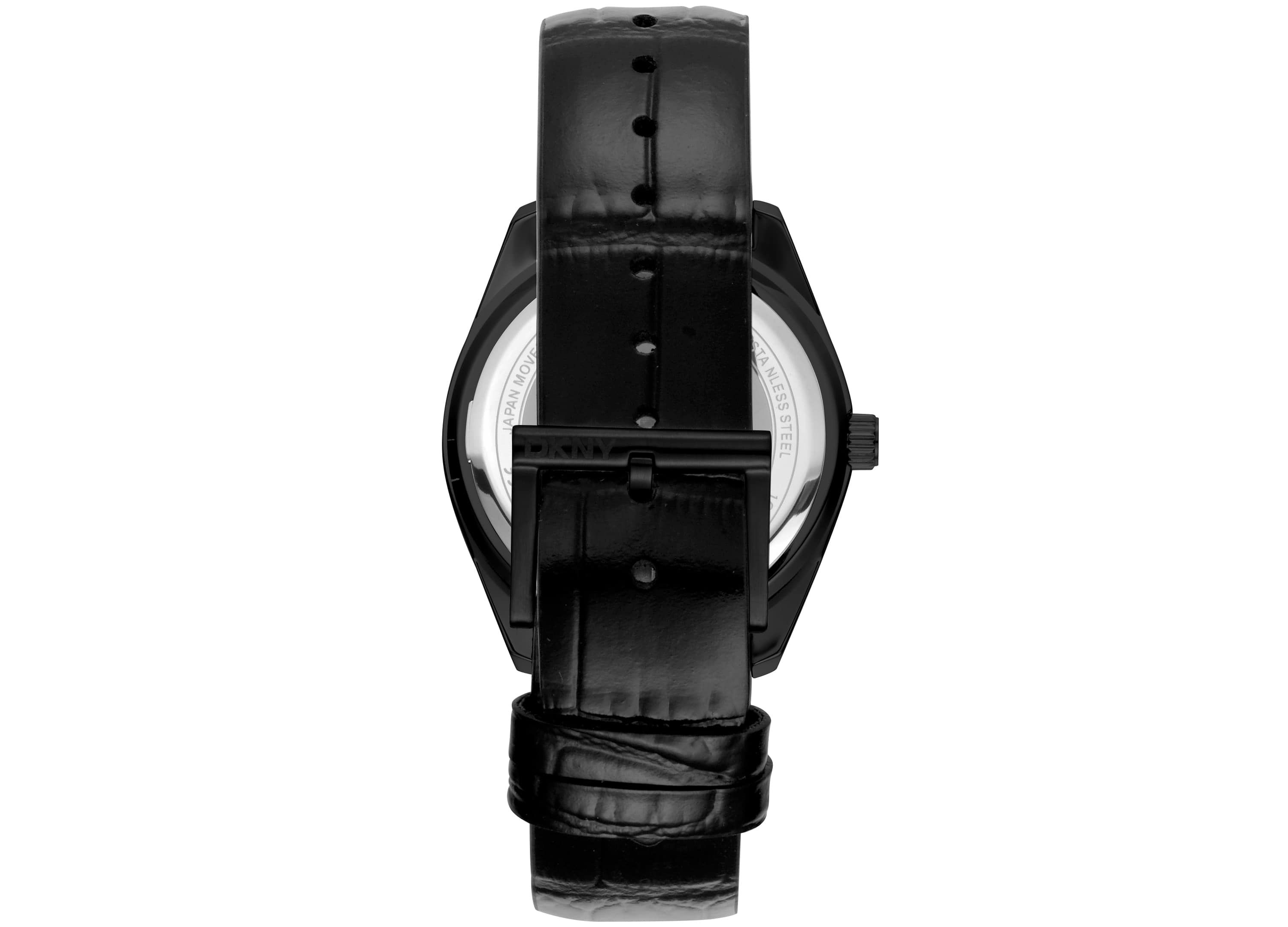 Mens Modernist Classics Dark Green Dial Black Leather Strap Watch
