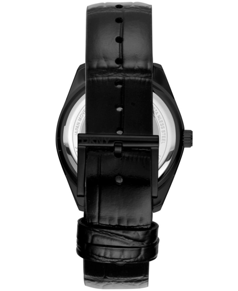 Mens Modernist Classics Dark Green Dial Black Leather Strap Watch