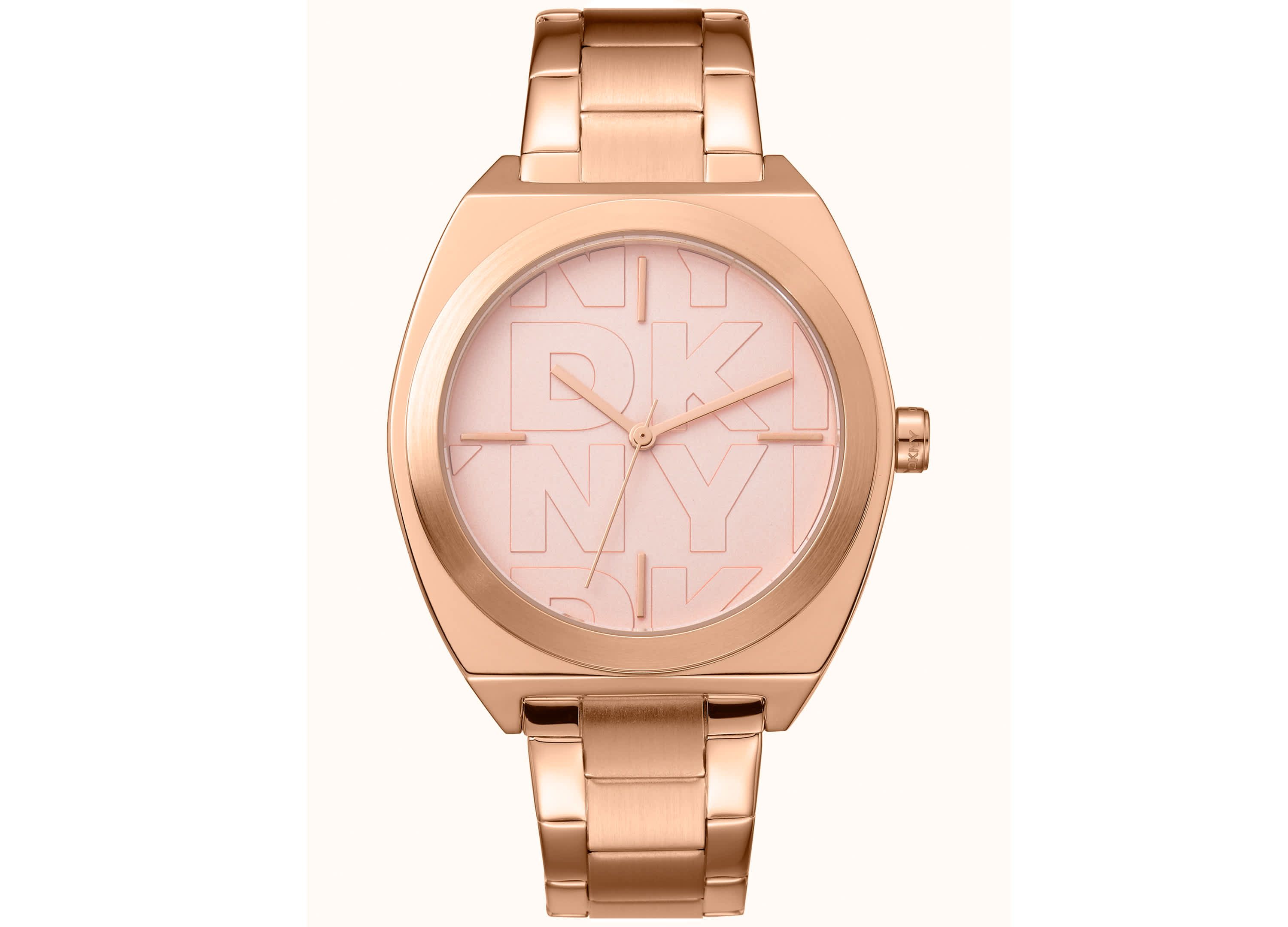Womens Broadway Maxi Rose Gold Dial Rose Gold-Tone Stainless Steel Bracelet Watch