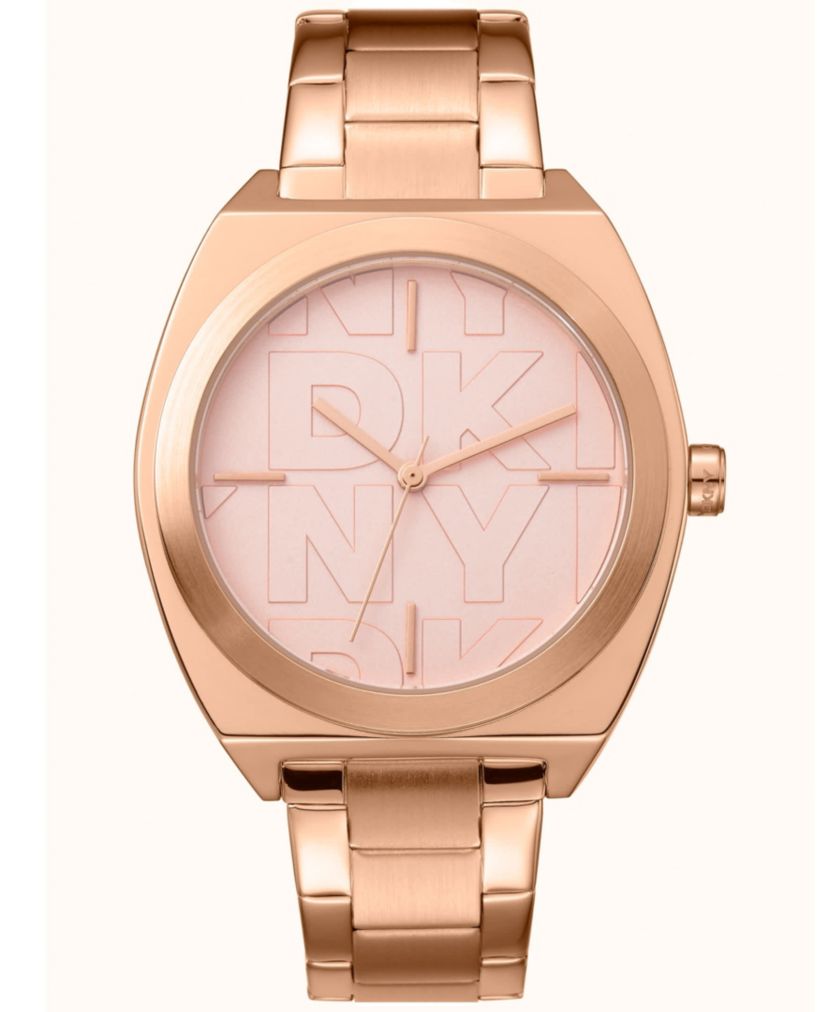 Womens Broadway Maxi Rose Gold Dial Rose Gold-Tone Stainless Steel Bracelet Watch