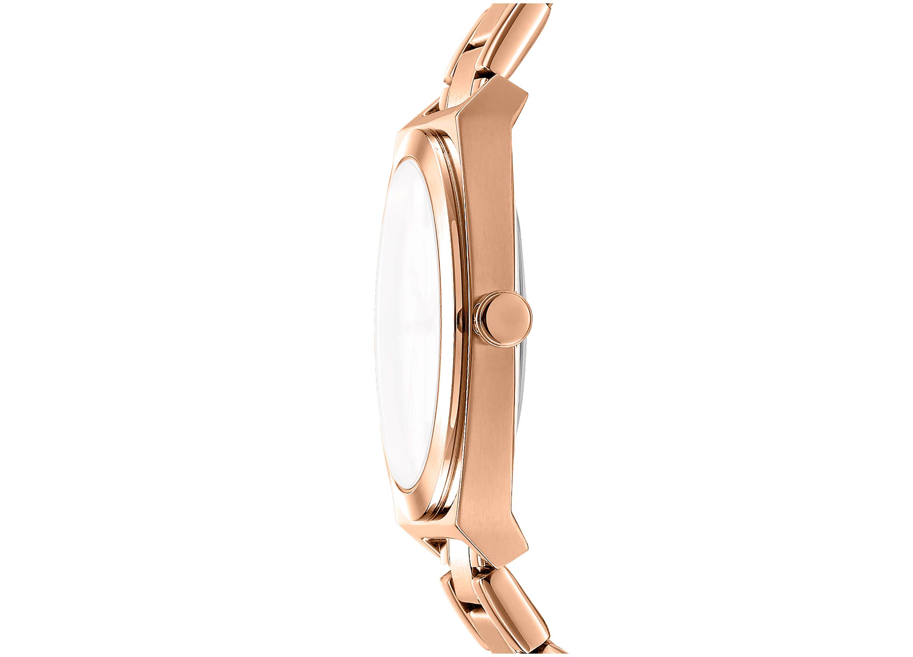 Womens Broadway Maxi Rose Gold Dial Rose Gold-Tone Stainless Steel Bracelet Watch