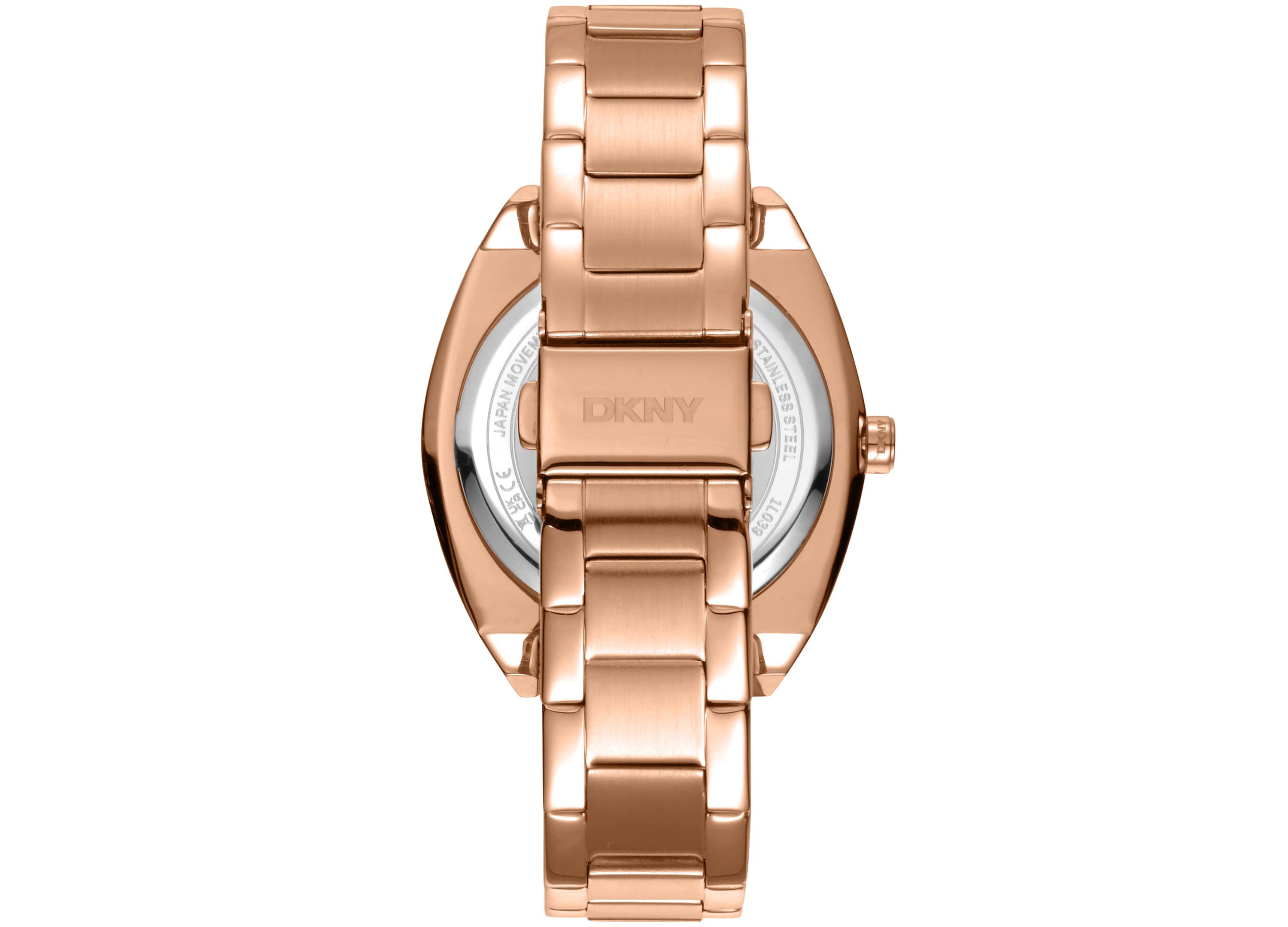 Womens Broadway Maxi Rose Gold Dial Rose Gold-Tone Stainless Steel Bracelet Watch