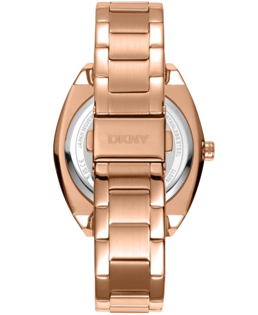 Womens Broadway Maxi Rose Gold Dial Rose Gold-Tone Stainless Steel Bracelet Watch