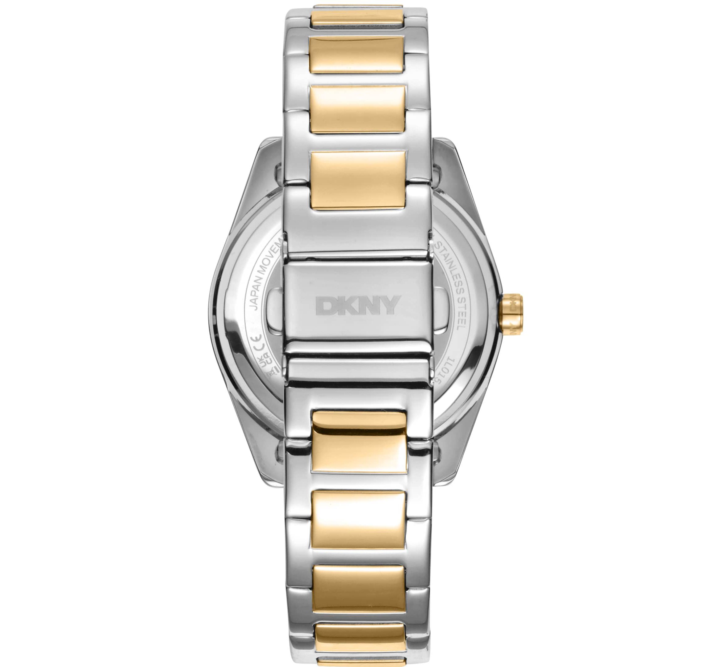 Womens Chambers Multi Sport Chronograph Silver Dial Red Gold Two-Tone Stainless Steel Bracelet Watch