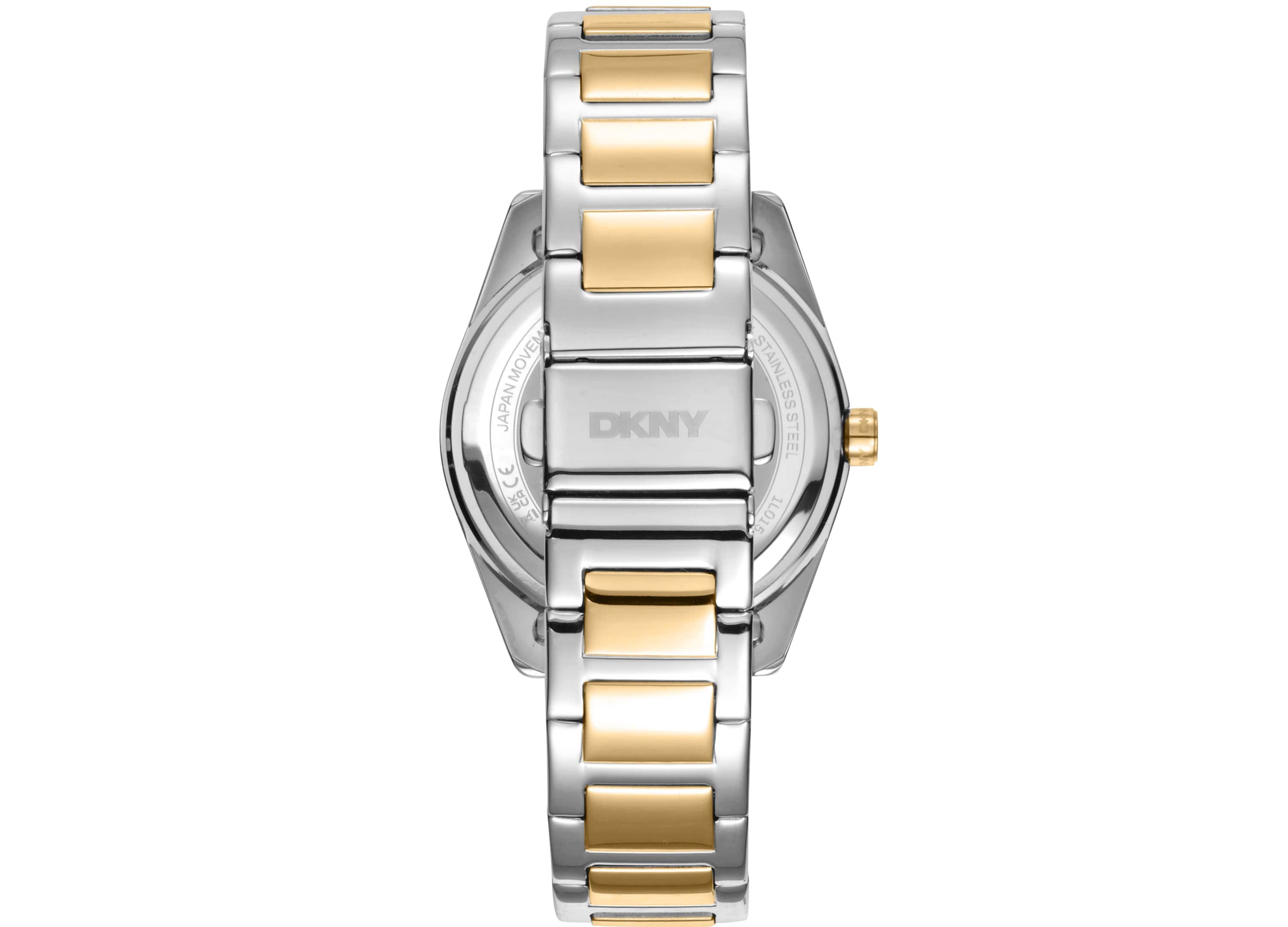 Womens Chambers Multi Sport Chronograph Silver Dial Red Gold Two-Tone Stainless Steel Bracelet Watch