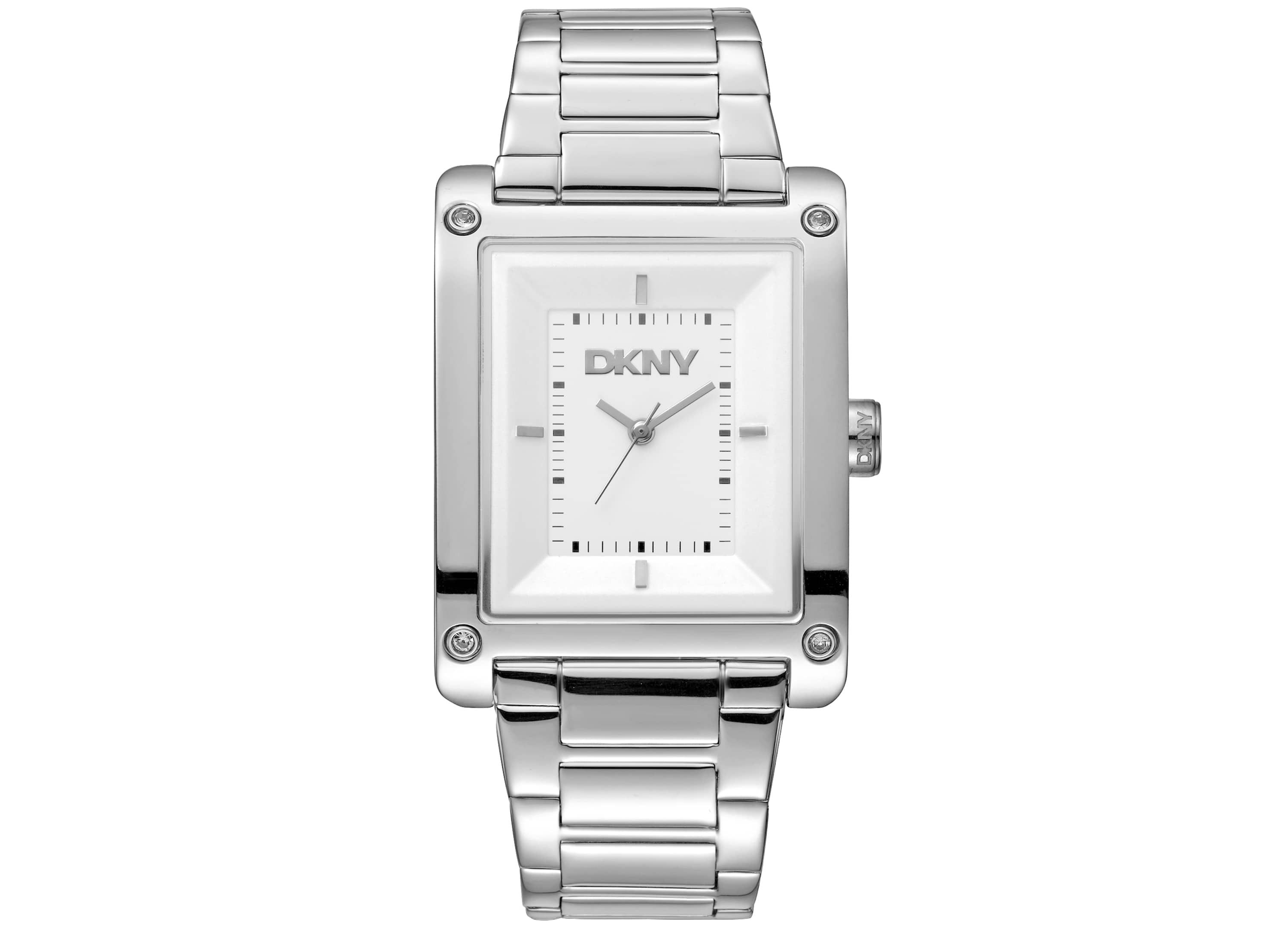 Womens Westside Maxi White Brown Leather Strap Watch