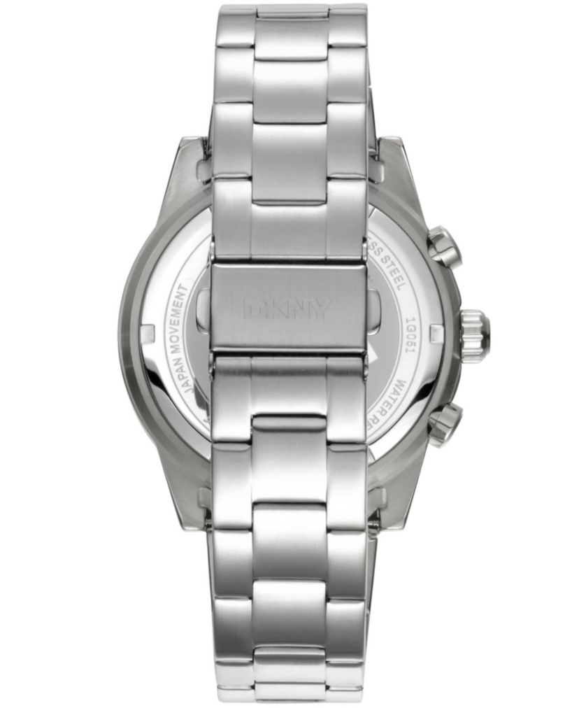 Mens Bryant Park Chronograph Dark Blue Dial Stainless Steel Bracelet Watch