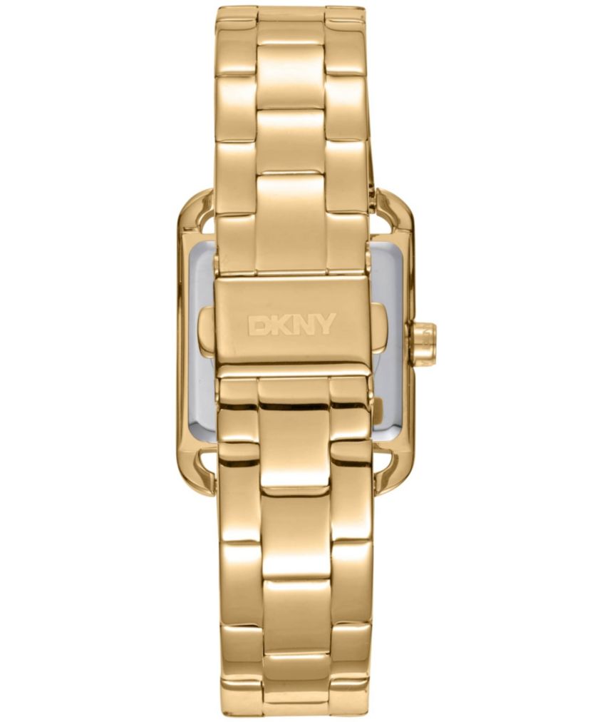 Womens City Midi Silver Dial Rose Gold-Tone Stainless Steel Bracelet Watch