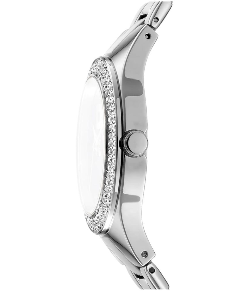 Womens Parsons Glitz Silver Dial Stainless Steel Bracelet Watch