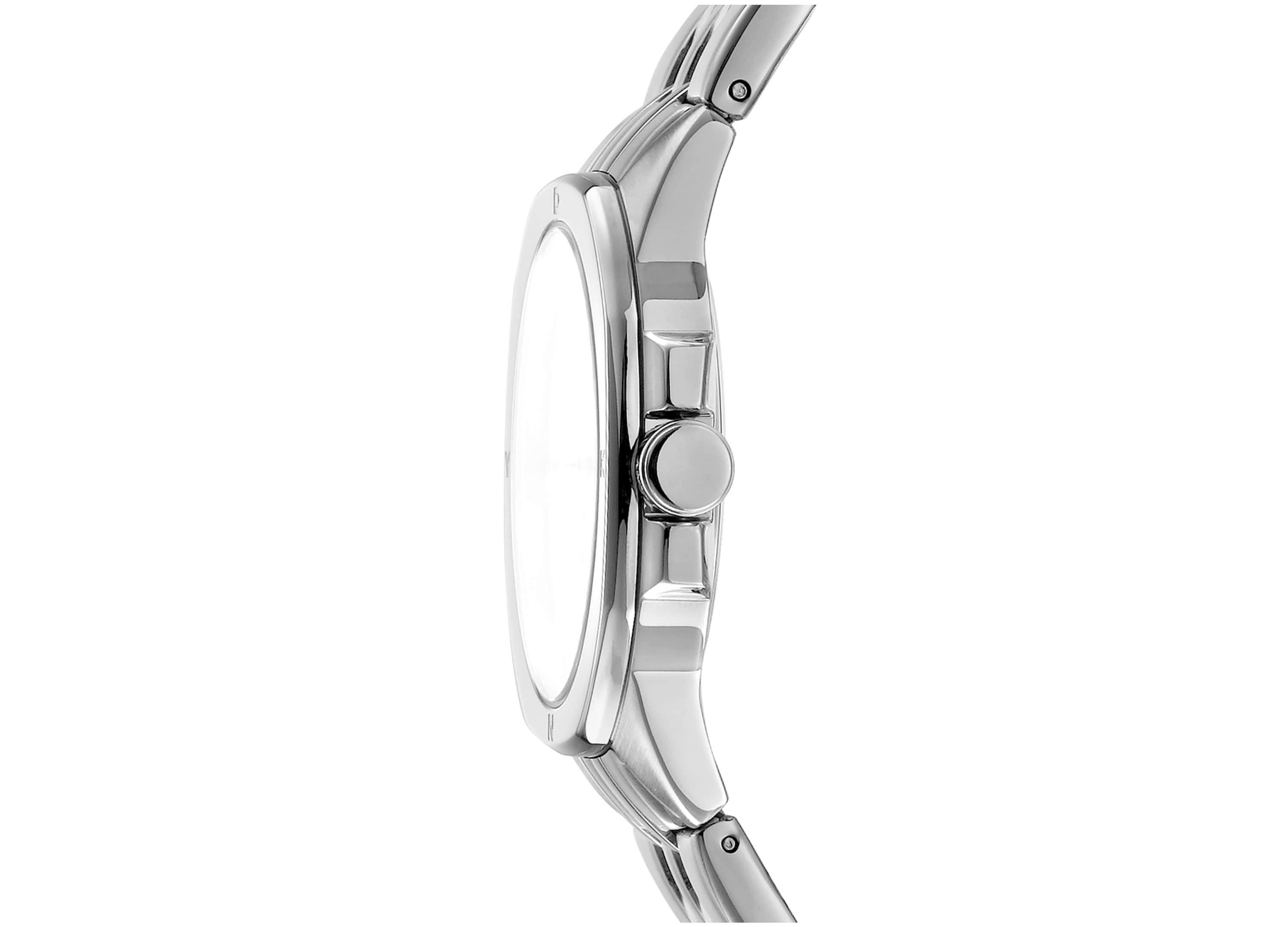 Womens Brooklyn Midi Blue Dial Stainless Steel Bracelet Watch